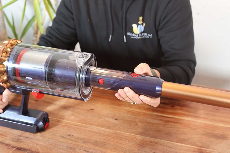 A closer look at the design of the Dyson Gen5detect.